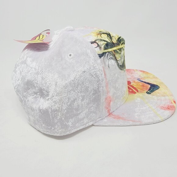 Wonder Woman Velvet Snapback Hat - DC Comics White Justice League - Picture 6 of 7